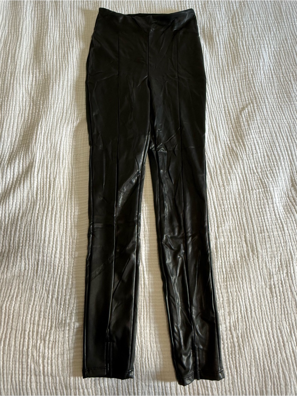 Express Black Faux Leather Leggings